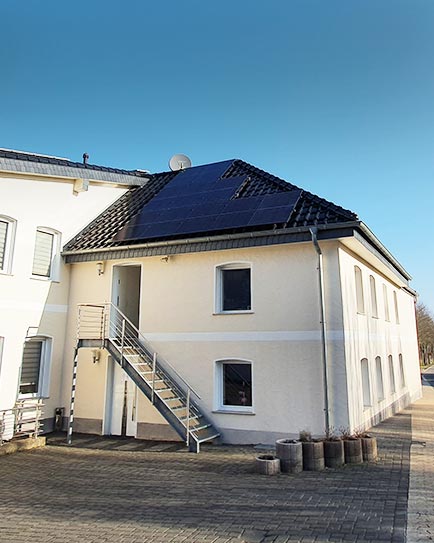 Solar Module In Residential Area
