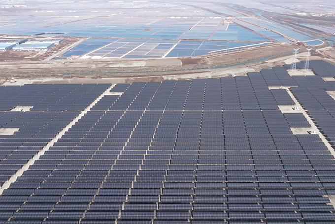 Weifang 50MW Agrivoltaic Project HJT Solar Panel