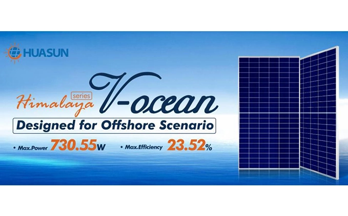 Huasun's V-ocean Modules Drive the Thriving Growth of Offshore Photovoltaic