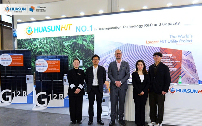 Heterojunction Shines Bright! Huasun Leads the Wave of HJT in Italy